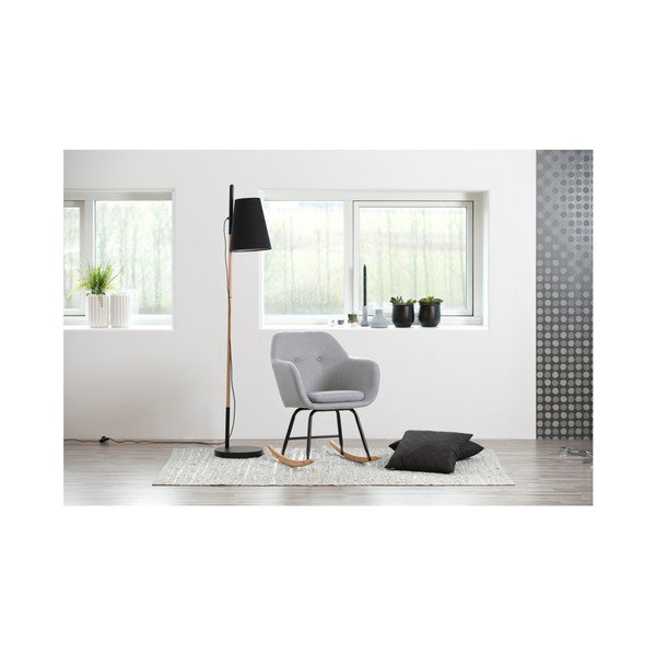 Jasnoszary fotel na biegunach Actona Emilia-image-1