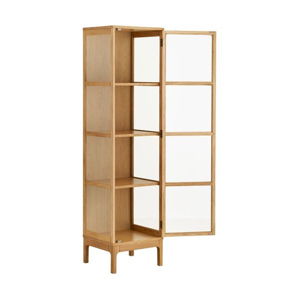 Witryna w naturalnym kolorze 47x180x40 cm Zamora – House Nordic-image-3