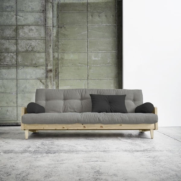 Sofa rozkładana Karup Indie Natural/Granite Grey/Dark Grey-image-2