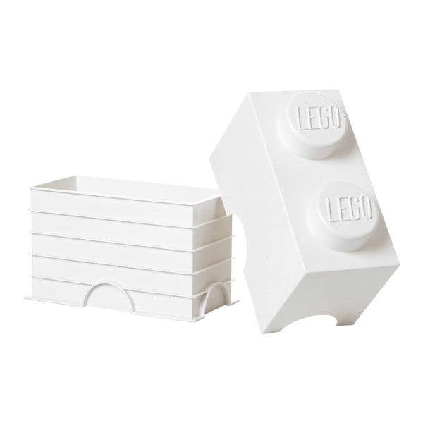 Biały pojemnik podwójny LEGO®-image-3