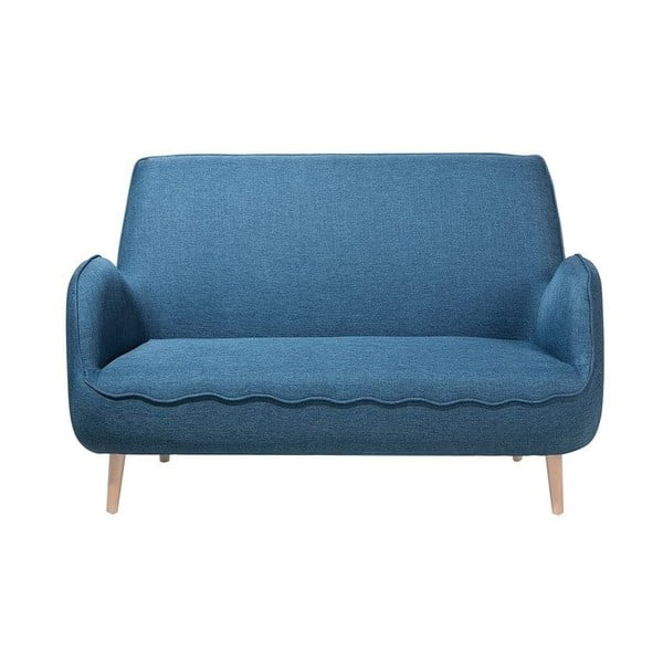 Niebieska sofa 2-osobowa Monobeli Shaun