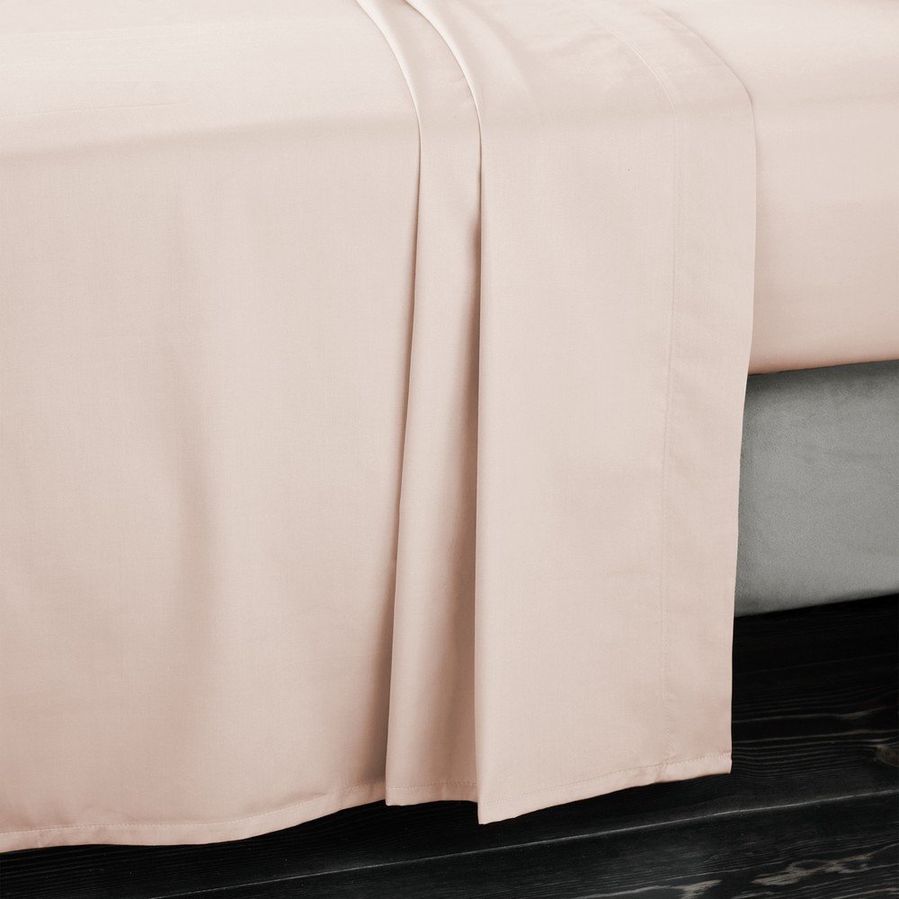 Beżowe prześcieradło z satyny bawełnianej 180x260 cm Cotton Sateen – Bianca (zdjęcie 3)