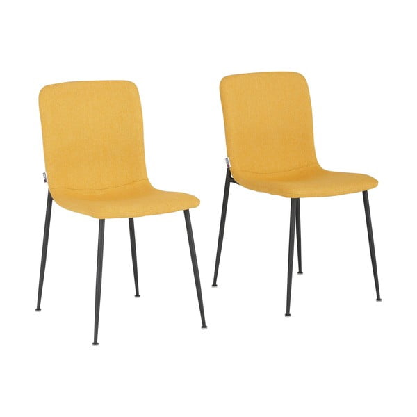 Żółte krzesła zestaw 2 szt. Faye – Støraa-image-3