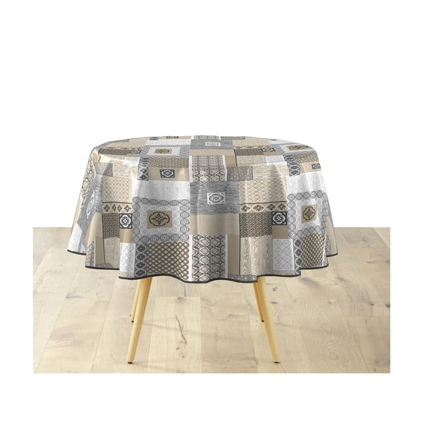 Obrus zmywalny z PCV ø 160 cm Costa – douceur d'intérieur