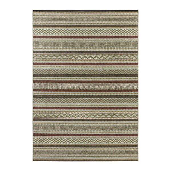Zielony dywan odpowiedni na zewnątrz Elle Decoration Bloom Rodez, 160x230 cm