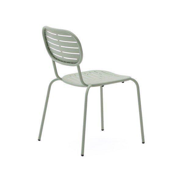 Miętowe metalowe krzesło ogrodowe Brai – Kave Home-image-4