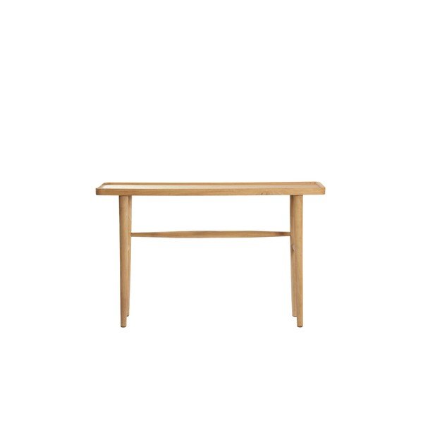 Konsola z litego drewna mango w naturalnym kolorze 30x120 cm Qiano – Light & Living-image-1