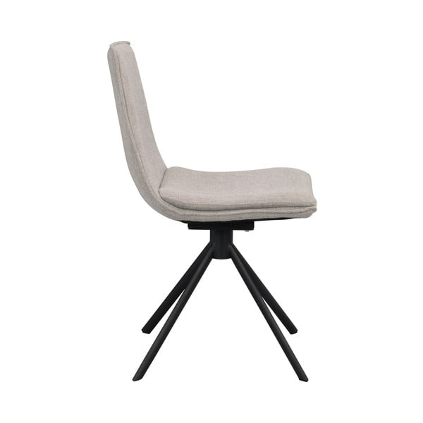 Beżowe krzesła obrotowe zestaw 2 szt. Lowell – Rowico-image-4