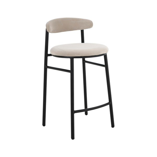 Beżowy metalowy hoker (wysokość siedziska 66 cm) Doggi – Ellos Home