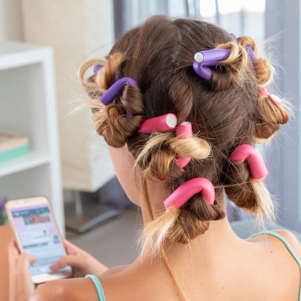 Komplet 42 piankowych papilotów do włosów InnovaGoods-image-1