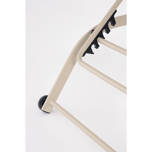 Metalowy leżak ogrodowy w naturalnym kolorze Taylor – Bizzotto-image-4