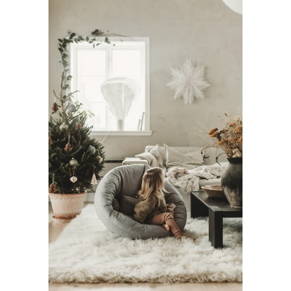 Dziecięcy fotel rozkładany Karup Design Mini Nido Creamy-image-1