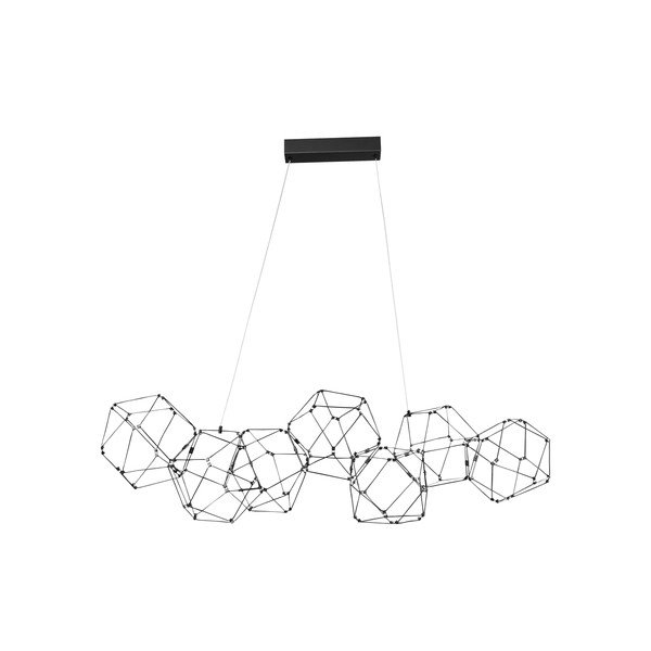 Czarna aluminiowa lampa wisząca LED Nebula – Nova Luce