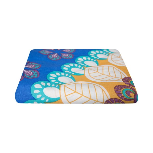 Niebieski koc plażowy Sun & Surf Mandala Marga-image-1