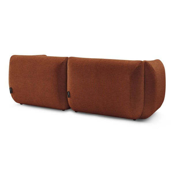 Pomarańczowa sztruksowa sofa 260 cm Lecomte – Bobochic Paris-image-4