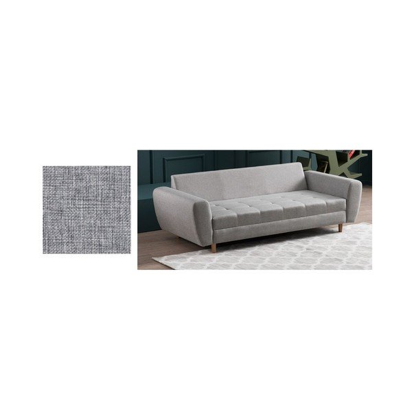 Jasnoszara sofa 3-osobowa Igor-image-1