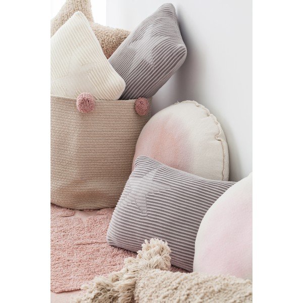 Kremowy tekstylny dziecięcy kosz na zabawki ø 30x30 cm Bubbly – Lorena Canals-image-2