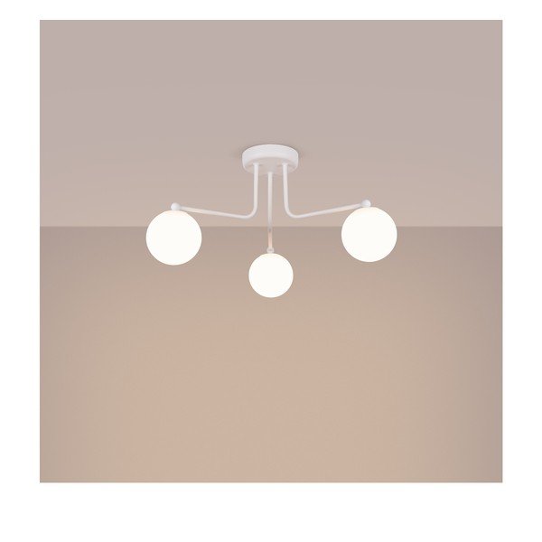 Biała lampa sufitowa Beam – Sollux-image-1