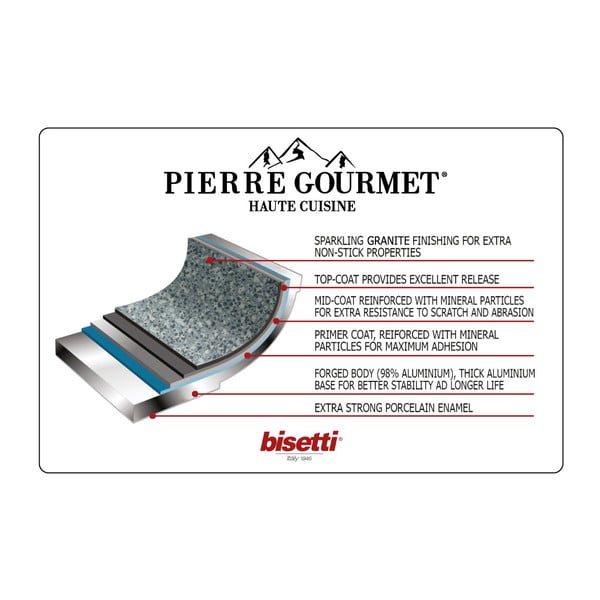 Garnek z pokrywką i uchwytami imitującymi drewno Bisetti Pierre Gourmet, ø 24 cm-image-2