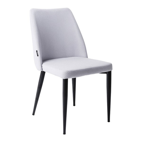 Jasnoszare krzesło do jadalni Kare Design Amalfi