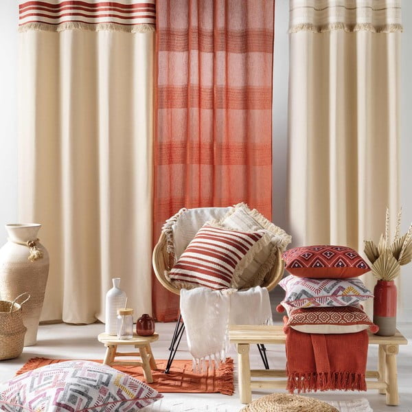 Ceglasta firanka 140x280 cm Terraza – douceur d'intérieur-image-4