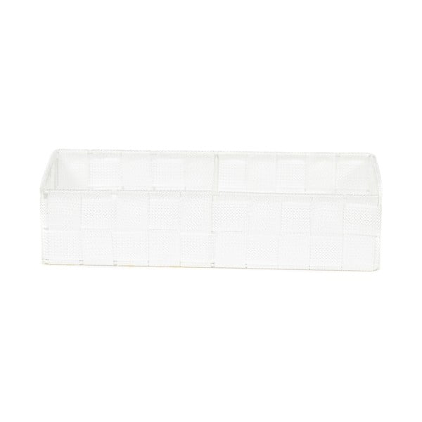 Biały organizer łazienkowy Compactor Stan, 12 x 30 cm