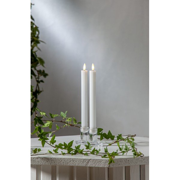 Świeczki LED zestaw 2 szt. (wys. 25 cm) Flamme Stripe – Star Trading-image-3