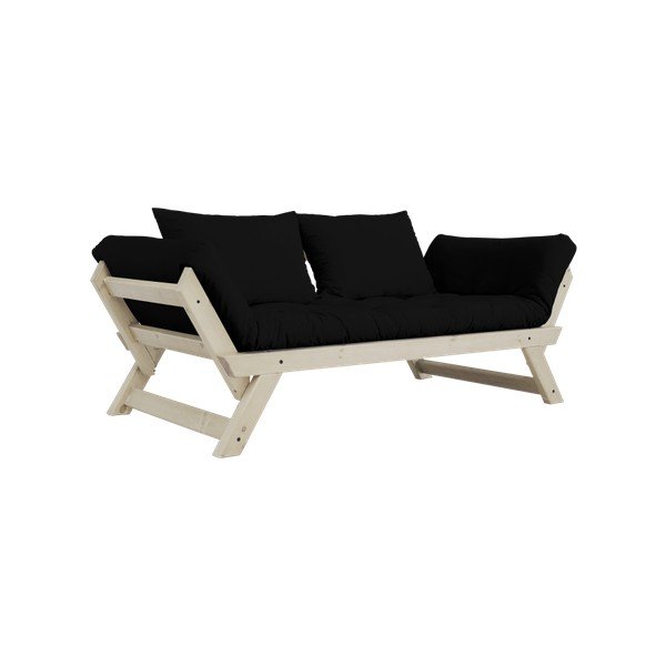 Sofa rozkładana Karup Bebop Natural/Black-image-1
