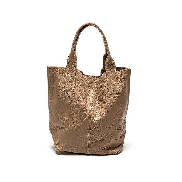 Skórzana torebka Anna Luchini 187 Fango-image-1