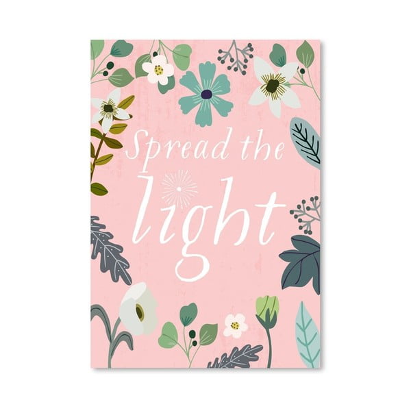 Plakat (projekt: Mia Charro) - Spread The Light