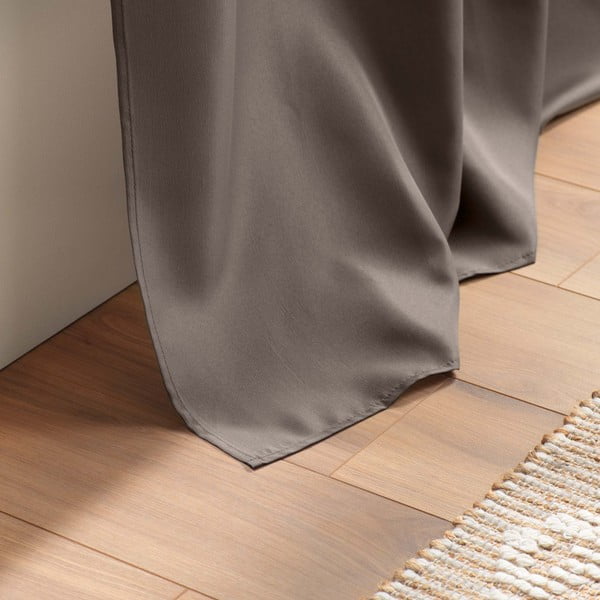 Brązowa zasłona 140x260 cm Essentiel – douceur d'intérieur-image-3