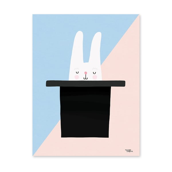 Plakat Michelle Carlslund Bunny Hat Trick, 30x40 cm