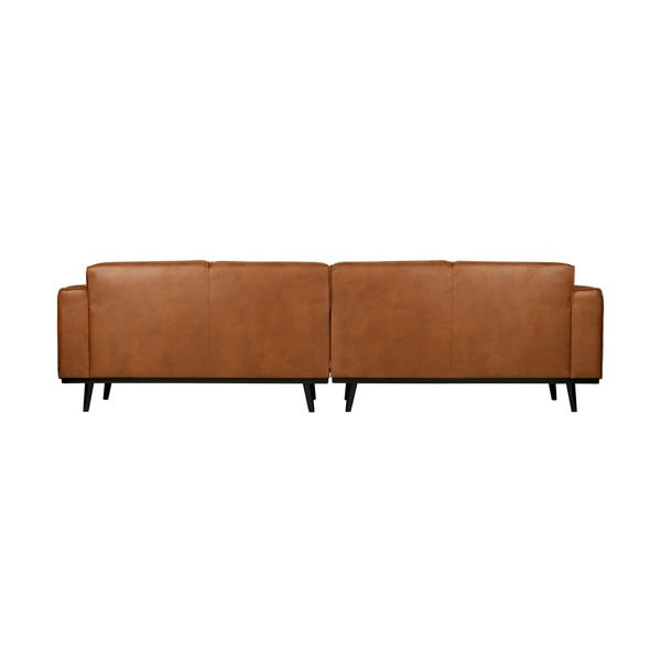 Brązowa sofa z imitacji skóry 280 cm Statement – WOOOD-image-4