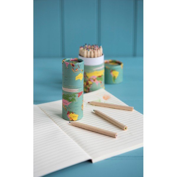 Zestaw 12 kredek Rex London World Map-image-1