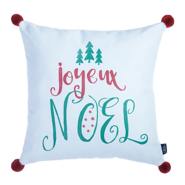 Poszewka na poduszkę z motywem świątecznym Apolena Honey Joyeux Noel, 45x45 cm
