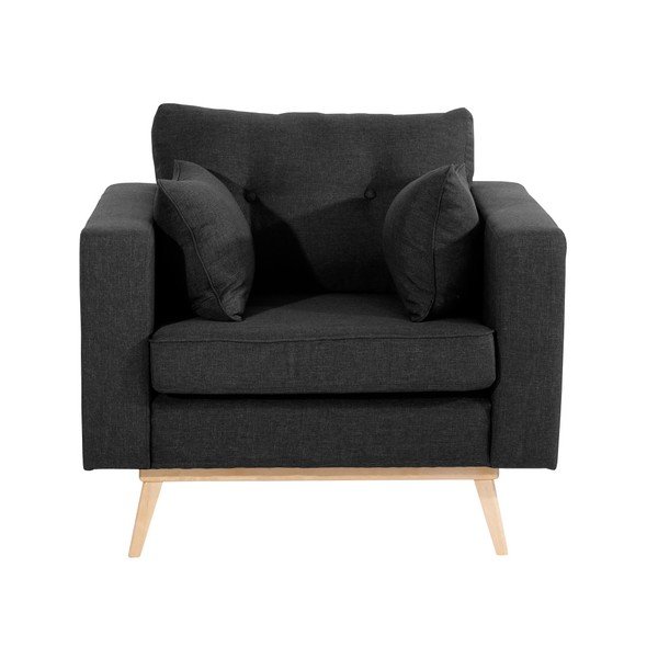 Czarny fotel Max Winzer Tomme-image-2