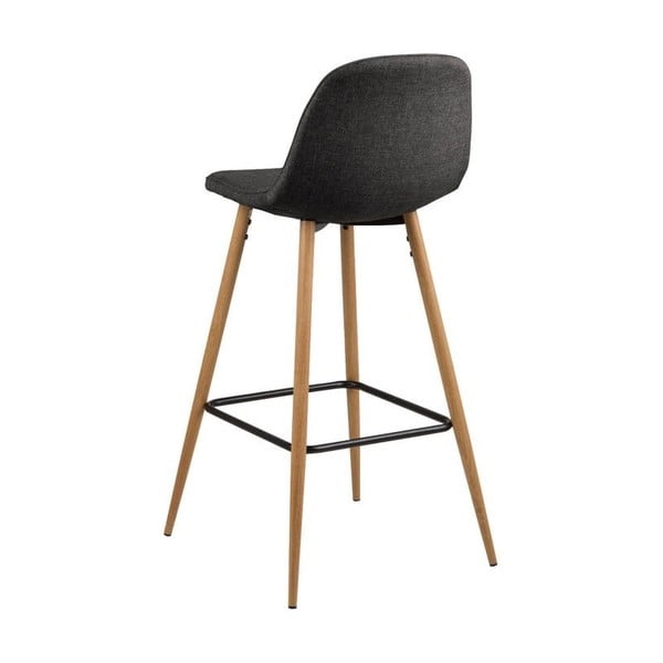 Szary/naturalny hoker 101 cm Wilma – Actona-image-2