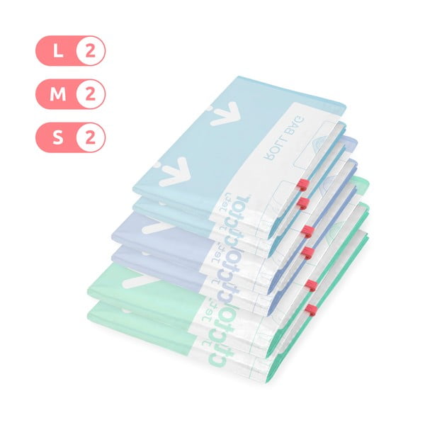 Worki próżniowe zestaw 6 szt. Roll Up S/M/L – Compactor-image-2