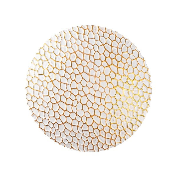 Kinkiet w biało-złotym kolorze LED ø 21 cm Yosma – Opviq lights-image-3