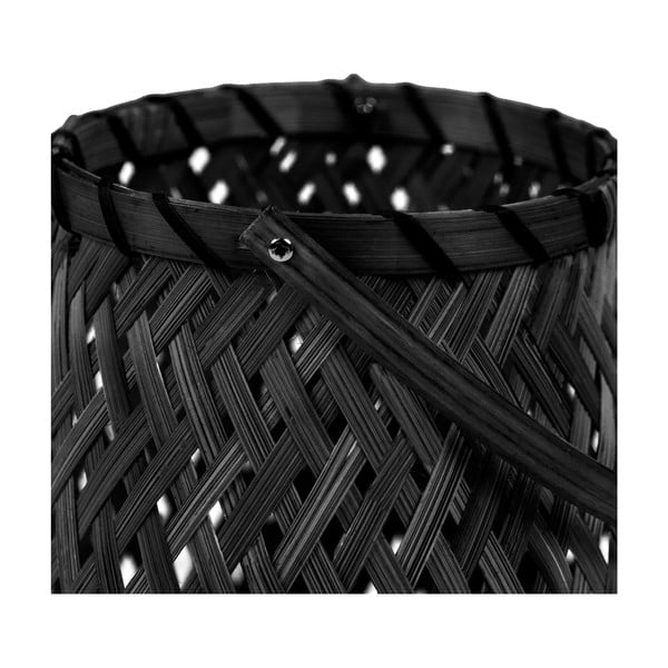 Czarny lampion bambusowy Compactor Bamboo Lantern, ⌀ 18 cm-image-1