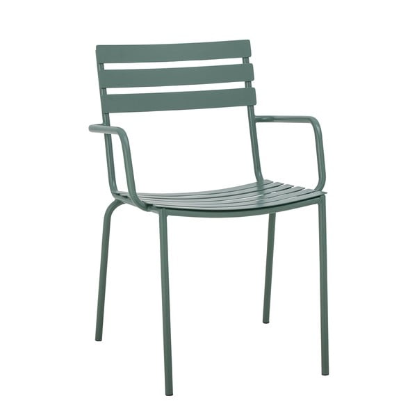 Zielone krzesło ogrodowe Monsi − Bloomingville