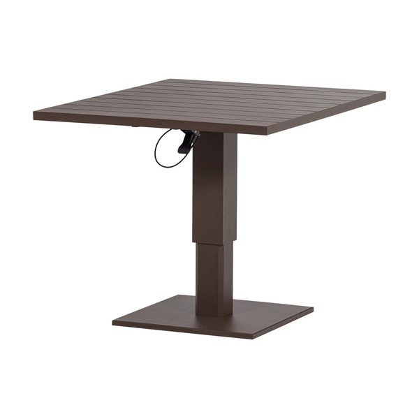 Metalowy stół ogrodowy 80x100 cm Tesso – WOOOD-image-3