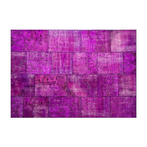Dywan wełniany Allmode Violet, 200x140 cm