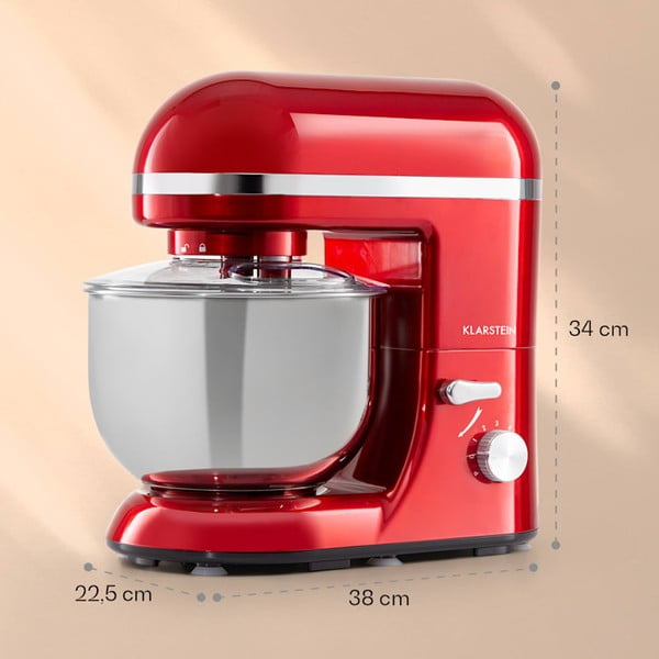 Czerwony robot kuchenny Klarstein Bella Elegance-image-2