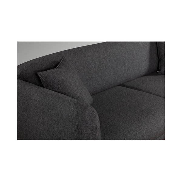 Ciemnoszara rozsuwana sofa Pandia Home Mallorca-image-3