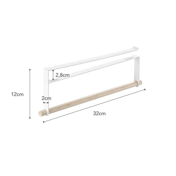 Biały uchwyt na ręczniki papierowe YAMAZAKI Tosca-image-3