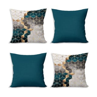 Poszewki na poduszki zestaw 4 szt. 43x43 cm Optic – Minimalist Cushion Covers