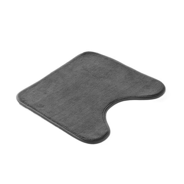 Antracytowy dywanik łazienkowy do WC 45x45 cm Vitamine – douceur d'intérieur-image-3