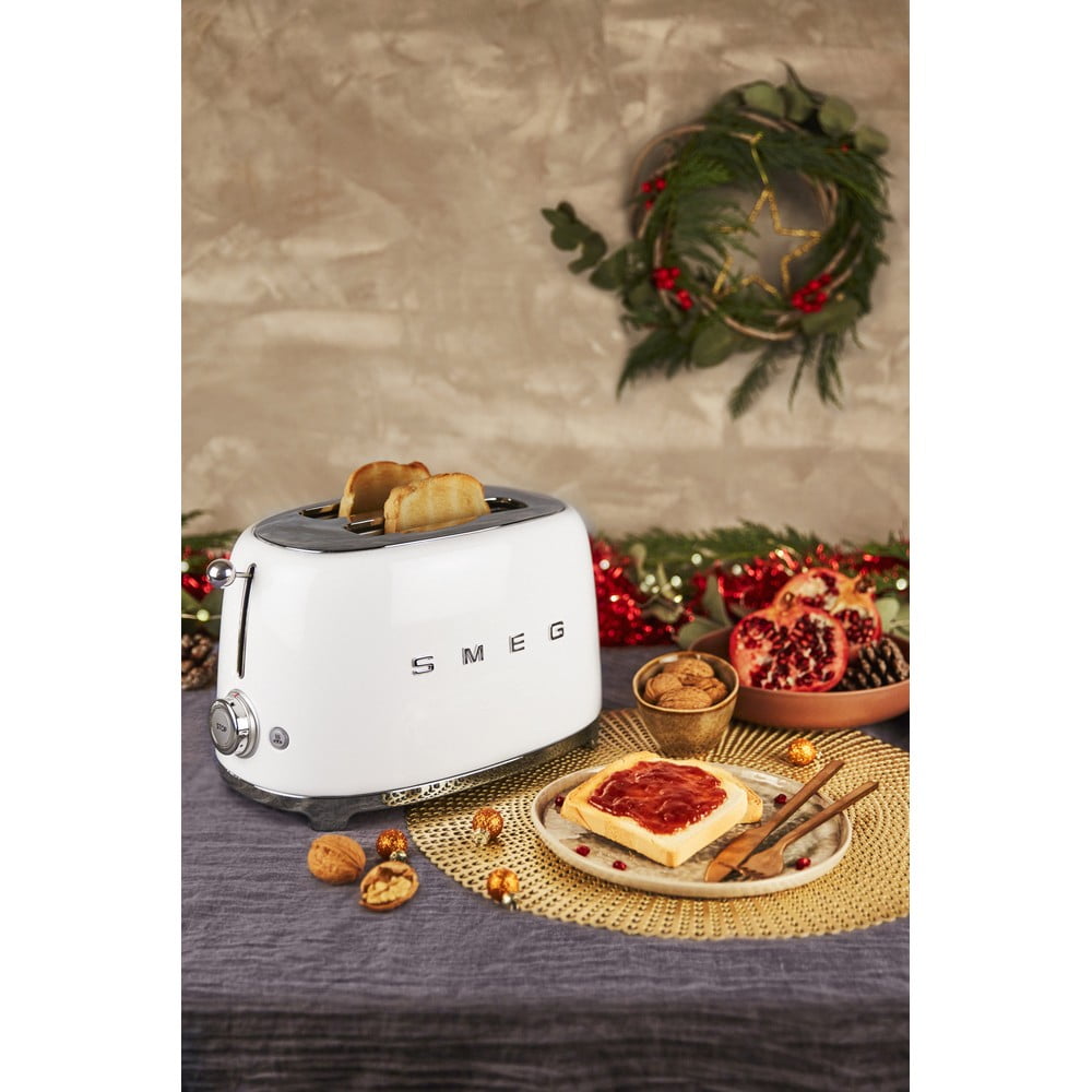 Biały toster Retro Style – SMEG (zdjęcie 3)