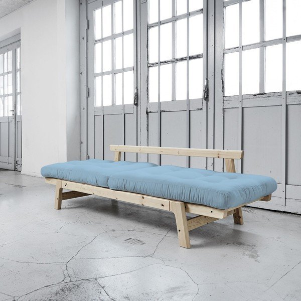 Sofa rozkładana Karup Step Natural/Celeste-image-2
